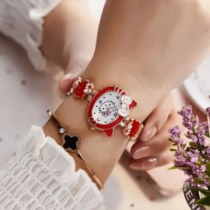 Hello kitty wrist watch red